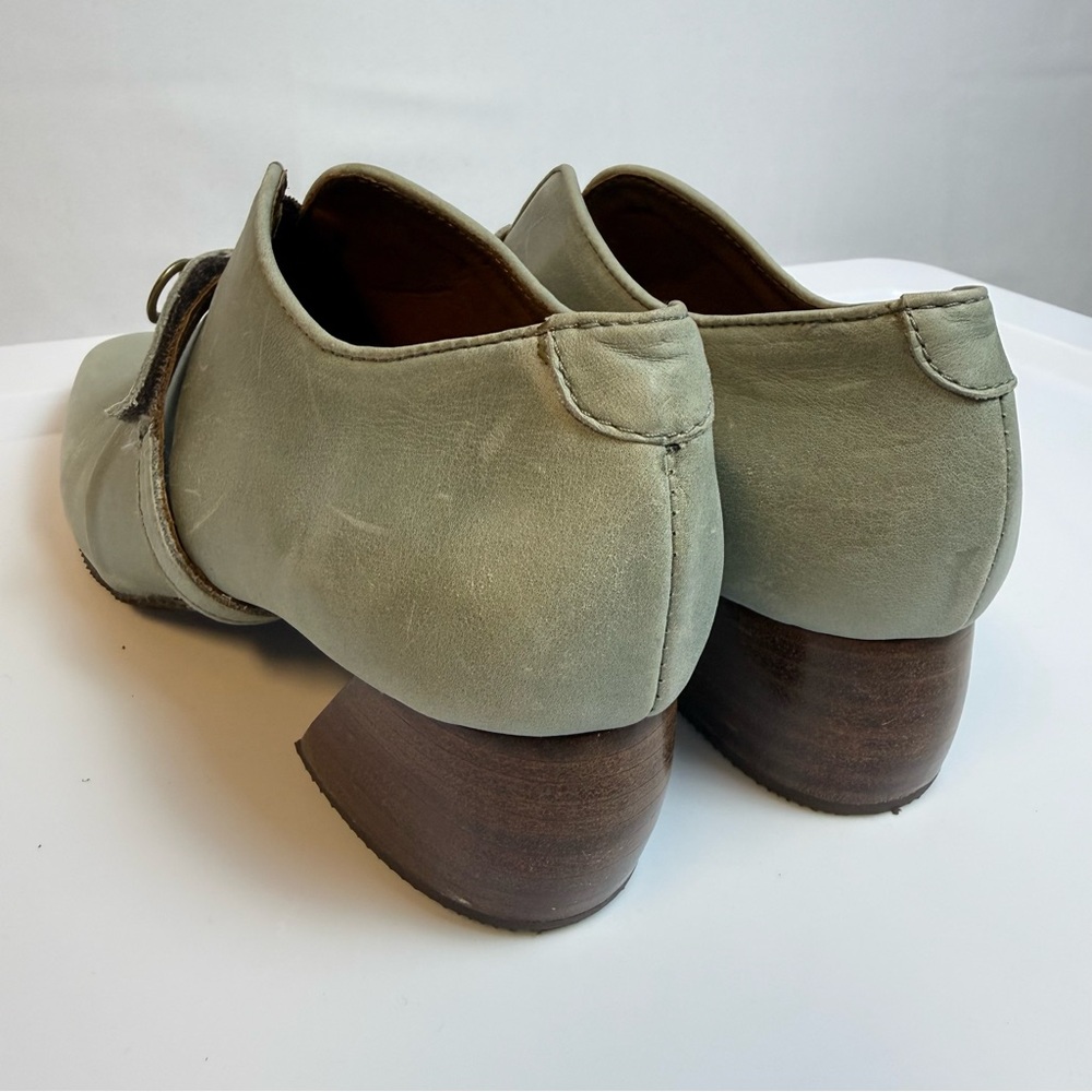 Sergion Tomani Womens Stylish Booties Shoes sz 6.5‎ Leather Square Toe Comfort - Picture 2 of 11